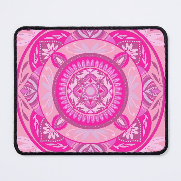 Item preview, Barbie pink mandala designed and sold by amberrosejoness.
