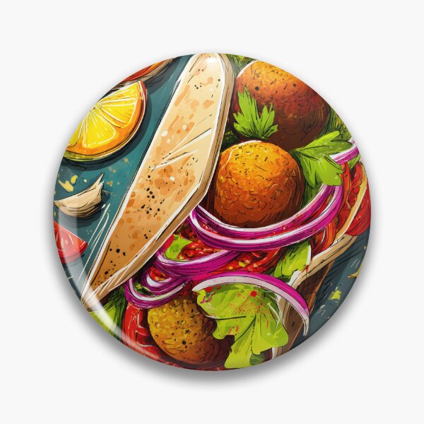 Item preview, Falafel Wrap Bursting with Flavorful Ingredients and Vibrant Sketches- Tribute to Plant-Based Food designed and sold by OlfactoART Studio.