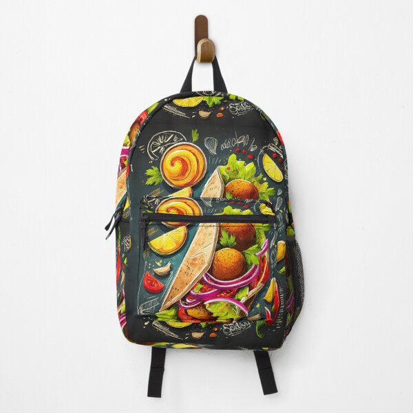 Item preview, Falafel Wrap Bursting with Flavorful Ingredients and Vibrant Sketches- Tribute to Plant-Based Food designed and sold by OlfactoART Studio.