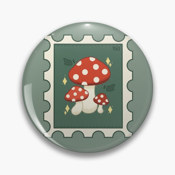 Item preview, Sello de hongo rojo designed and sold by AppleCatNom.