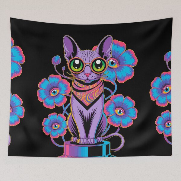 Item preview, Trippy Cool Style for Sphynx Lovers designed and sold by paulo silveira.