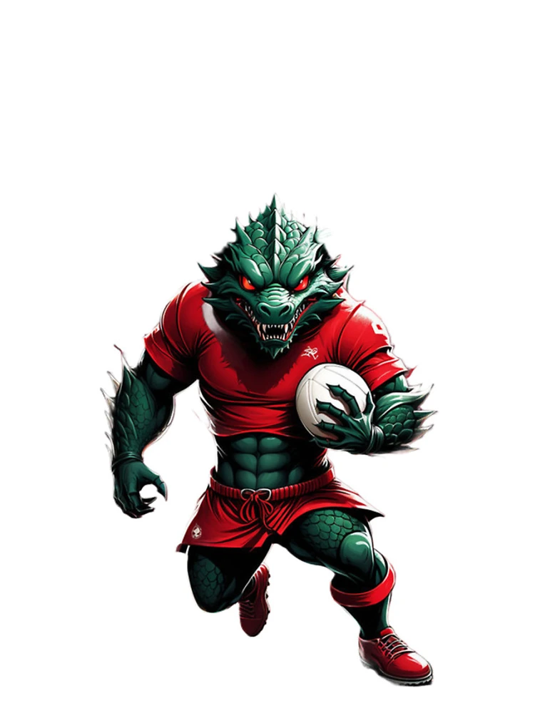 Thumbnail 4 of 4, Samsung Galaxy Phone Case, Dragon Rugby designed and sold by RAA-Logo-Image.