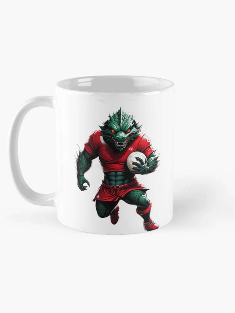 Thumbnail 5 of 6, Coffee Mug, Dragon Rugby designed and sold by RAA-Logo-Image.