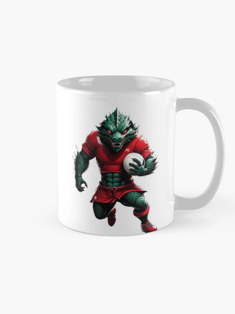 Thumbnail 3 of 6, Coffee Mug, Dragon Rugby designed and sold by RAA-Logo-Image.