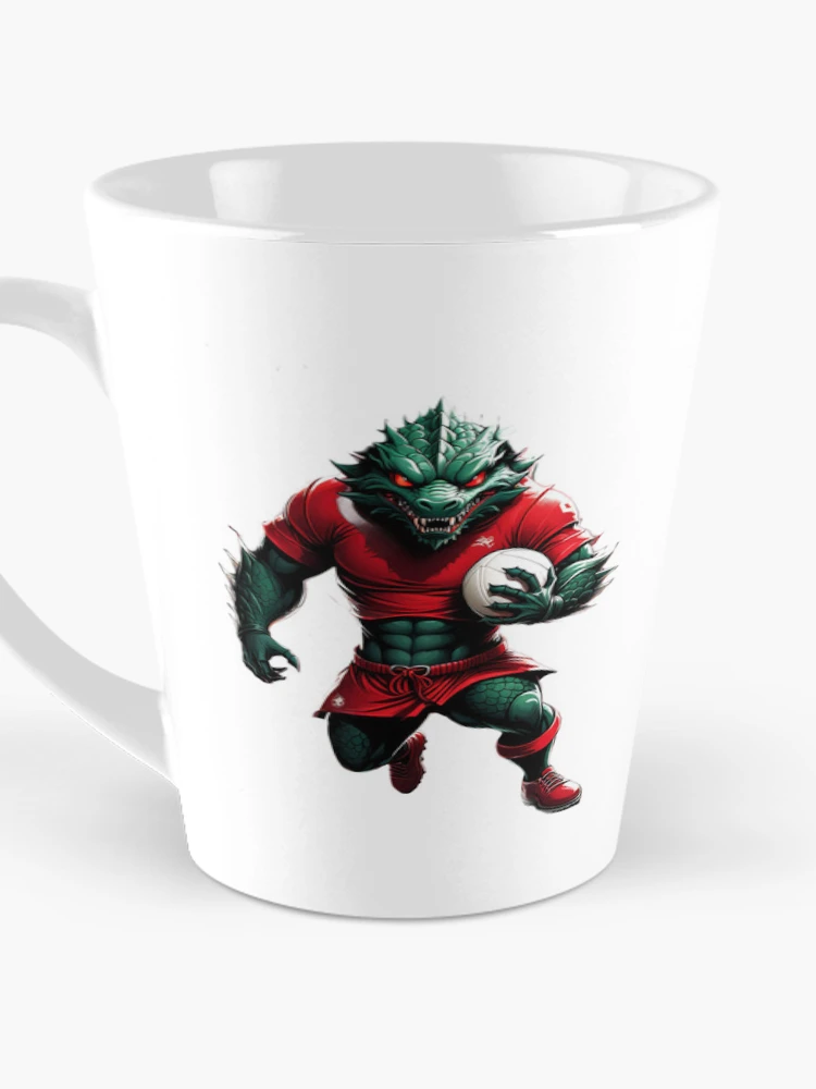 Thumbnail 3 of 4, Coffee Mug, Dragon Rugby  designed and sold by RAA-Logo-Image.