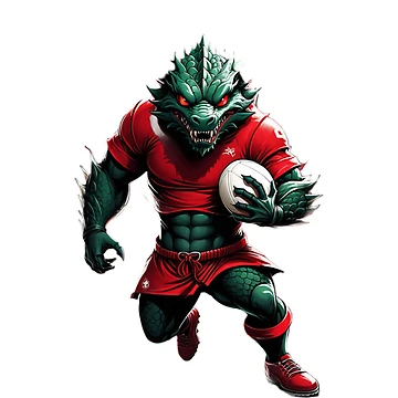 Artwork thumbnail, Dragon Rugby by RAA-Logo-Image
