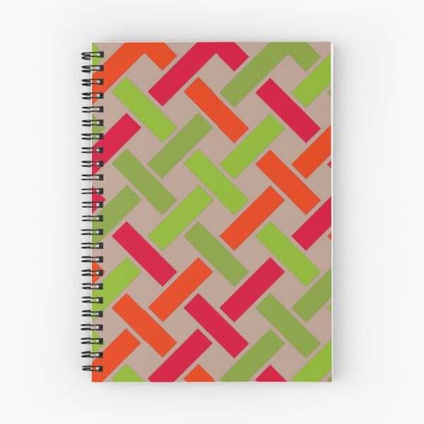 Item preview, Diagonal Knot Design with Red and Green Lines designed and sold by Tarjiart.