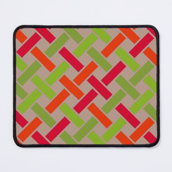 Item preview, Diagonal Knot Design with Red and Green Lines designed and sold by Tarjiart.