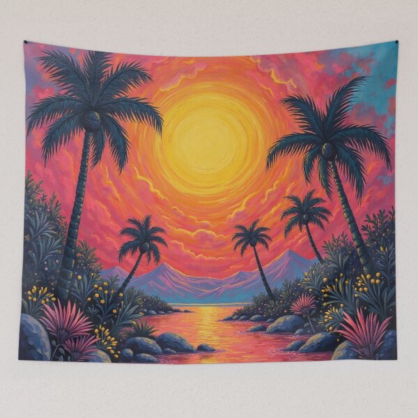 Item preview, Abstract Paradise Under Tropical Sun designed and sold by JonelleTshirts.
