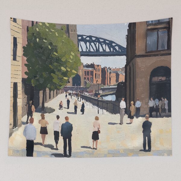 Item preview, Newcastle | Post-impressionist painting style designed and sold by ComicsFactory.