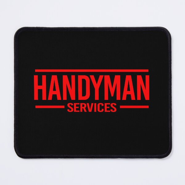 Item preview, Copy of HandyMan Service - Red letters and black background designed and sold by rubenarocho.