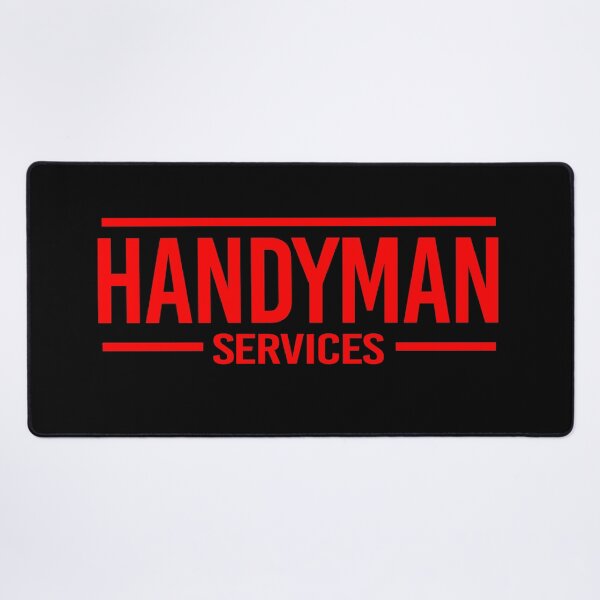Item preview, Copy of HandyMan Service - Red letters and black background designed and sold by rubenarocho.