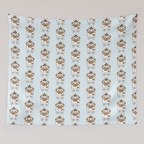 Item preview, Old Pug Dog Captain Funny Cute Cool Cartoon Comic designed and sold by shirt-o-mat.