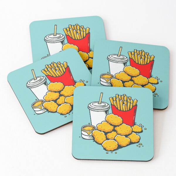 Item preview, Nuggets, Fries and Soda designed and sold by ArtFactoryAI.