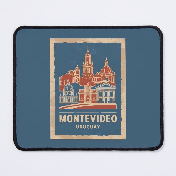 Item preview, A Vintage Travel Illustration of Montevideo - Uruguay designed and sold by GoodOldVintage.