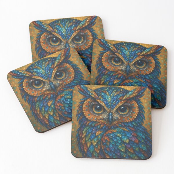 Item preview, Colorful Owl Insight designed and sold by Mindful56.
