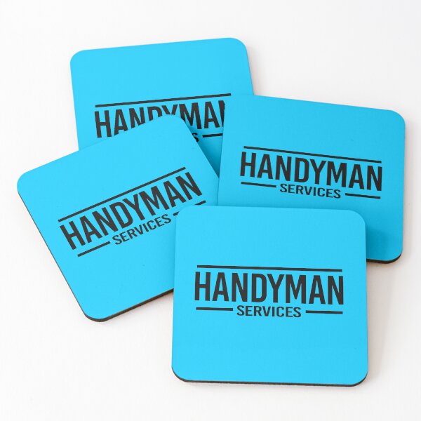 Item preview, HandyMan Services - Black and Blue Letters designed and sold by rubenarocho.