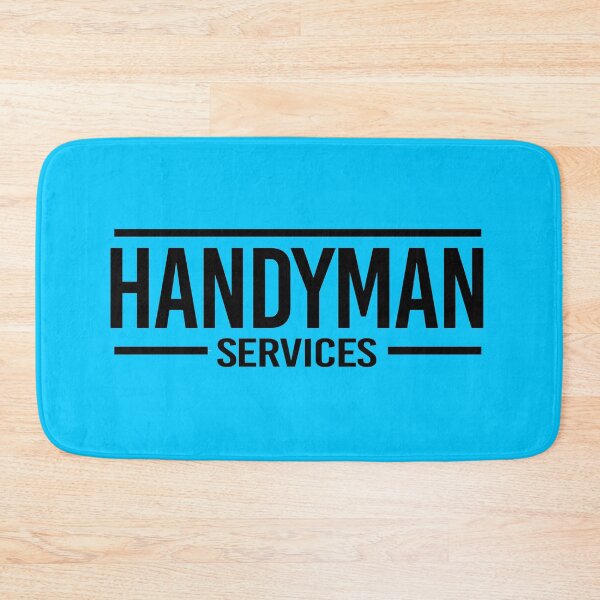 Item preview, HandyMan Services - Black and Blue Letters designed and sold by rubenarocho.