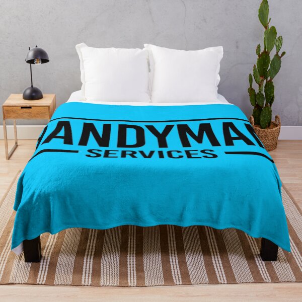 Item preview, HandyMan Services - Black and Blue Letters designed and sold by rubenarocho.