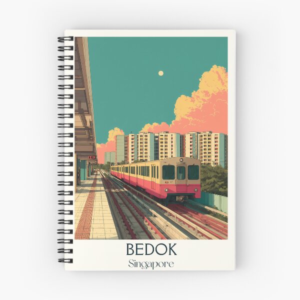 Artikelvorschau, Bedok-Poster – MRT-Gleise und Himmel zur goldenen Stunde entworfen und verkauft von TuncGK.