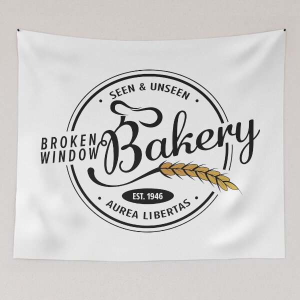 Item preview, Broken Window Bakery designed and sold by AureaLibertas.