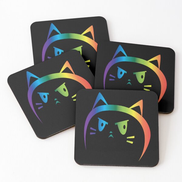 Aperçu de l'œuvre Angry Cat Édition Arc-en-ciel créée et vendue par So-Jeli.