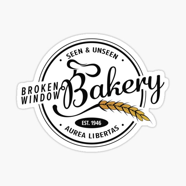 Item preview, Broken Window Bakery designed and sold by AureaLibertas.