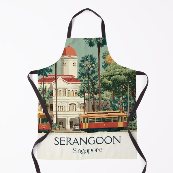 Item preview, Serangoon Poster – Mosque & Neighborhood Greenery designed and sold by TuncGK.