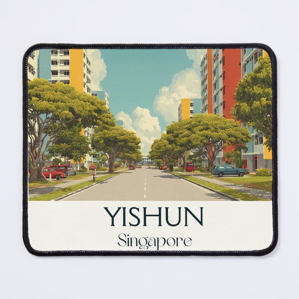 Item preview, Yishun Poster – HDB Towers & Open Sky Moments designed and sold by TuncGK.