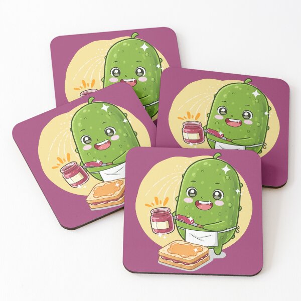 Item preview, Cute Pickle Making Sandwich designed and sold by Claustronautas.