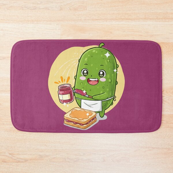 Item preview, Cute Pickle Making Sandwich designed and sold by Claustronautas.