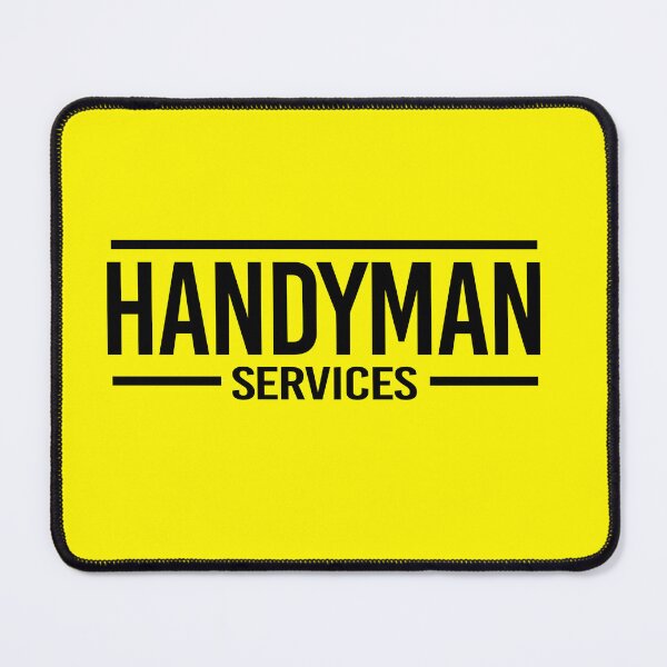 Item preview, HandyMan Services - Black and Yellow Letters designed and sold by rubenarocho.