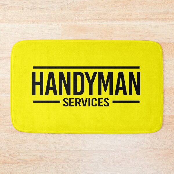 Item preview, HandyMan Services - Black and Yellow Letters designed and sold by rubenarocho.