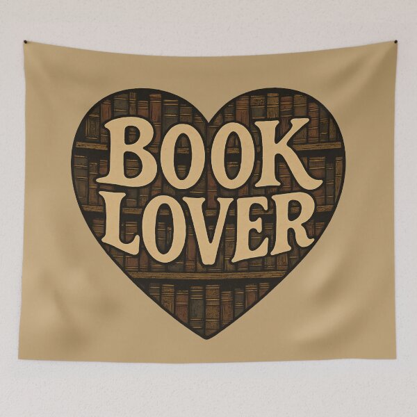 Item preview, Book lover - bookshelf heart  designed and sold by Fantasy Cache.