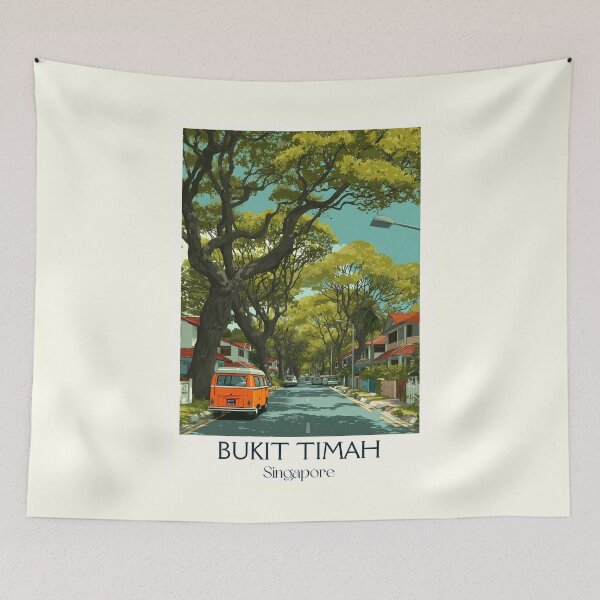 Item preview, Bukit Timah Poster – Towering Trees & Colonial Echoes designed and sold by TuncGK.