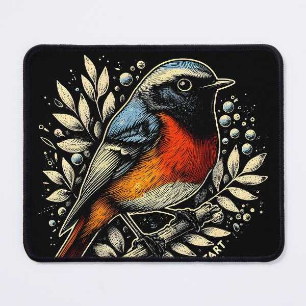 Item preview, Painted Redstart designed and sold by theAVIARY7.