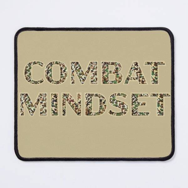 Item preview, Combat Mindset Text Art Design designed and sold by PureGoldDesigns.