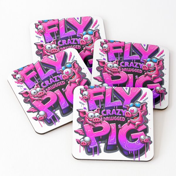 Item preview, FLY PIG CRAZY DRUGS designed and sold by Elevaproject.