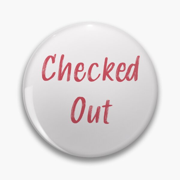 Item preview, Checked Out Text Art Design designed and sold by PureGoldDesigns.
