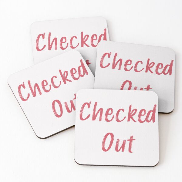 Item preview, Checked Out Text Art Design designed and sold by PureGoldDesigns.