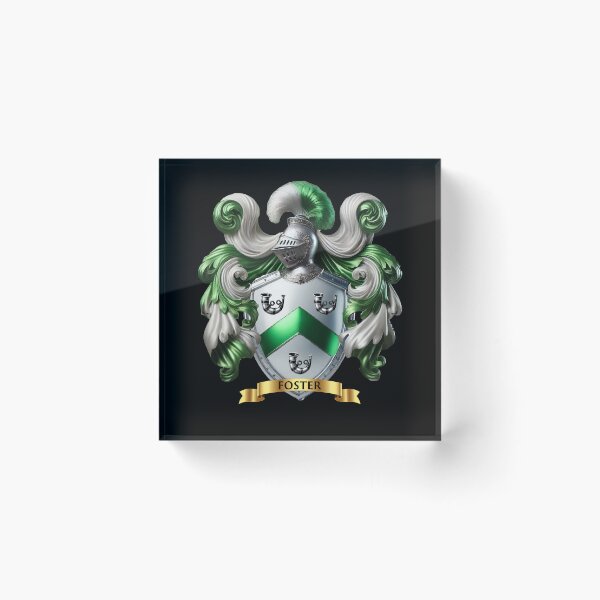 Item preview, Foster Family Crest   Noble English Shield of Strength and Tradition designed and sold by Highlandkings.