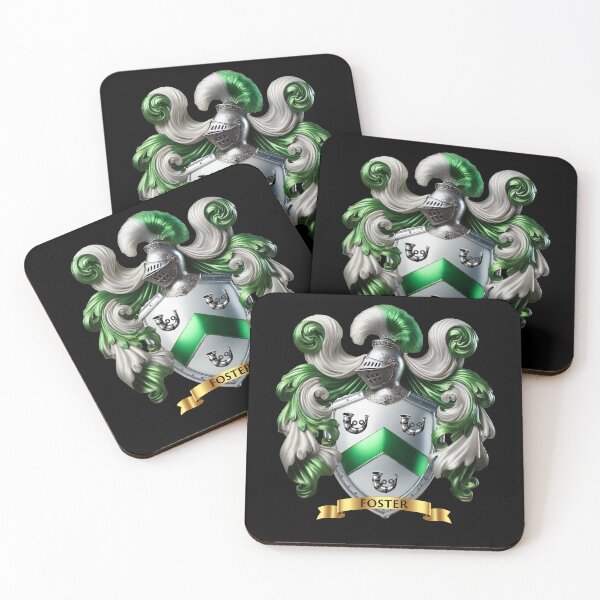 Item preview, Foster Family Crest   Noble English Shield of Strength and Tradition designed and sold by Highlandkings.