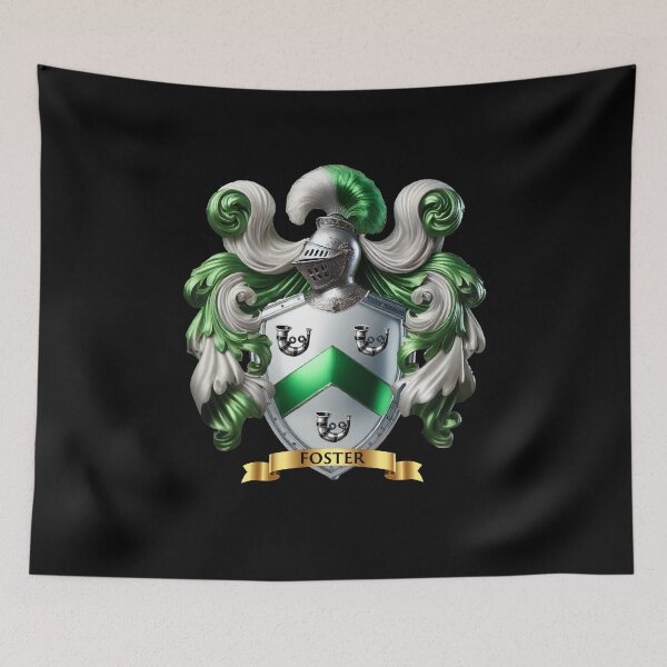 Item preview, Foster Family Crest   Noble English Shield of Strength and Tradition designed and sold by Highlandkings.