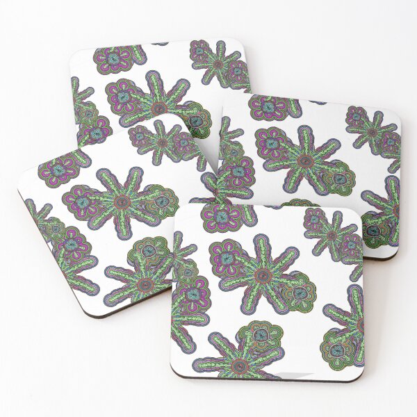 Item preview, Cellular Automata Vibrant Abstract Illustration designed and sold by JashJhaveri.