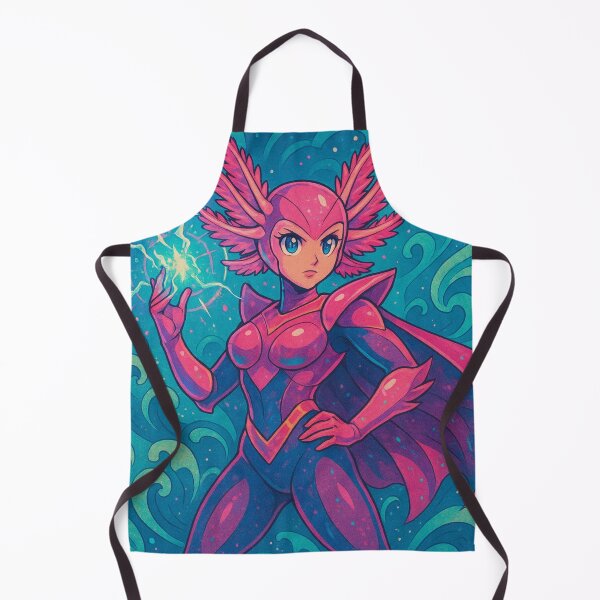 Item preview, Aquatic Power Heroine Axolotl designed and sold by JonelleTshirts.