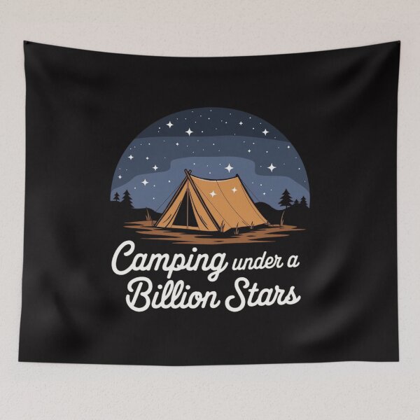 Item preview, Camping under a billion stars designed and sold by FrenchTouch77.