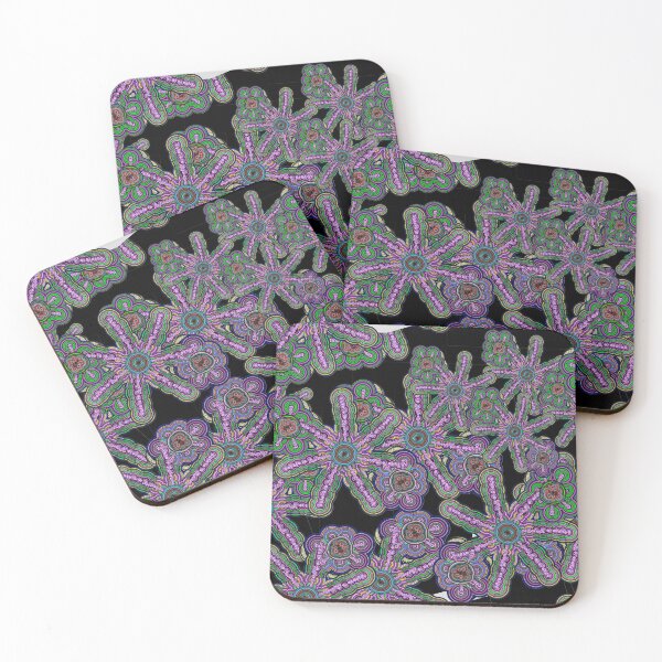 Item preview, Copy of Cellular Automata Vibrant On Black designed and sold by JashJhaveri.