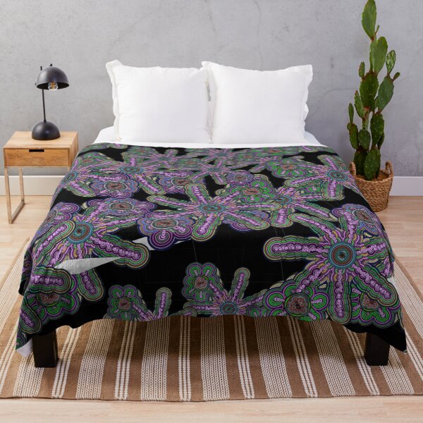 Item preview, Copy of Cellular Automata Vibrant On Black designed and sold by JashJhaveri.