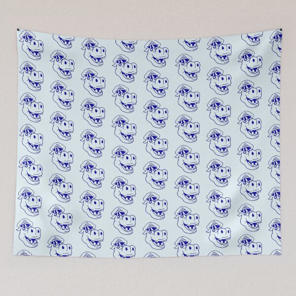 Item preview, Funny Hippo Captain Sails Cute Cartoon Comic designed and sold by shirt-o-mat.