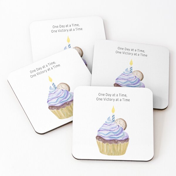 Item preview, Happy Sobriety Anniversary Cupcake With Clock designed and sold by daphsam.